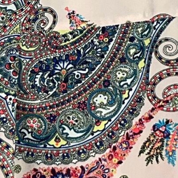 Express Multicolor Paisley Button Down Shirt - Picture 6 of 6